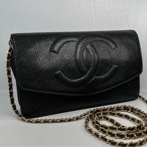 SOLD!! Chanel Timeless caviar skin WOC